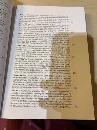Libro test Administrativo OPE Diputacion Álava