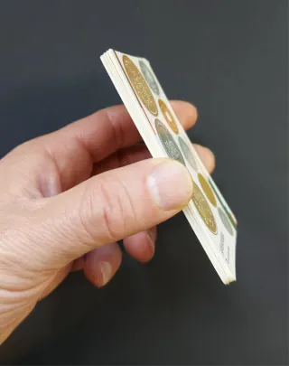 Calendarios bolsillo antiguos. Monedas. Años 90.