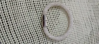 Pulsera Swarovski Mujer Plata y Blanco