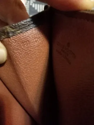 Cartera de mano/ Louis Vuitton Marrón original