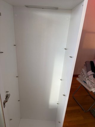 Vitrina Armario Blanco con luz led