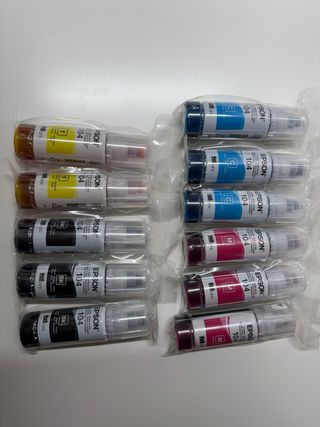 Lote 11 tintas Epson EcoTank 104