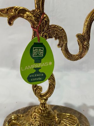 Candelabro 3 Brazos Dorado