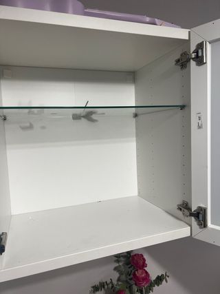 Armario Colgante Ikea con Puertas de Cristal