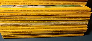 Revista National Geographic década de 1970