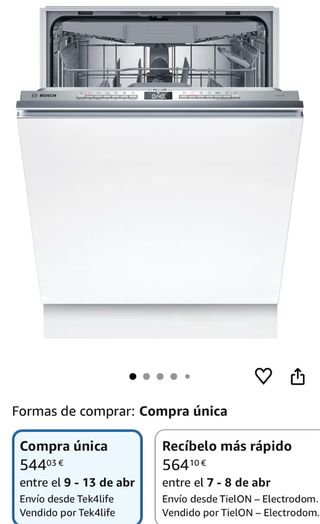 Lavavajillas Bosch Empotrable