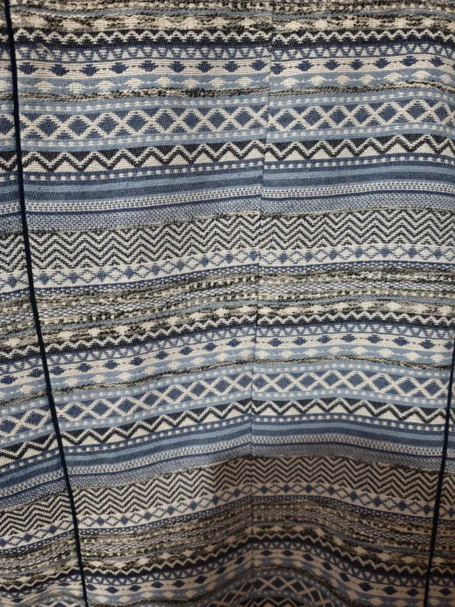 Chaqueta jaspeada azul mujer