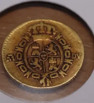 1/2 escudo oro Carlos III 1787 con error