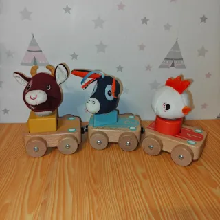 Tren de juguete intercambiable