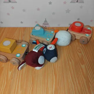 Tren de juguete intercambiable