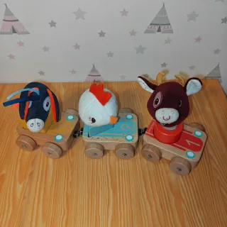 Tren de juguete intercambiable