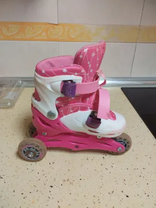 Patines 3 Ruedas Talla 26-29 Rosa