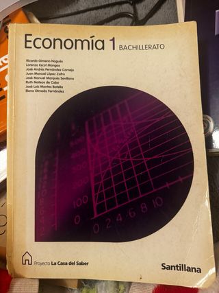 ECONOMIA 1 BACHILLERATO LA CASA DEL SABER (Span...