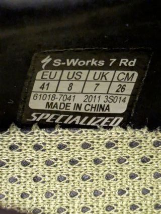 Scarpe SPECIALIZED SWORKS 7 RD taglia 41