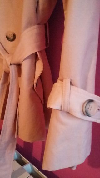 Chaqueta gabardina beige Amitie