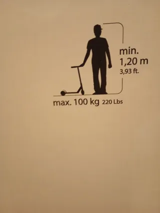 Patinete. Oxelo MF 1.8   Dos ruedas, para saltos