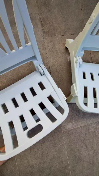 Confezione di 2 sedie da spiaggia o piscina pieghevoli