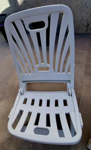 Confezione di 2 sedie da spiaggia o piscina pieghevoli