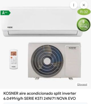 Aire Acondicionado Kosner 24/71 Nova 6000 Frigoría