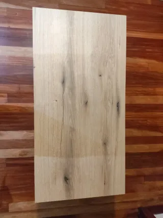 Mesa de centro elevable Naudaf Madera rústica