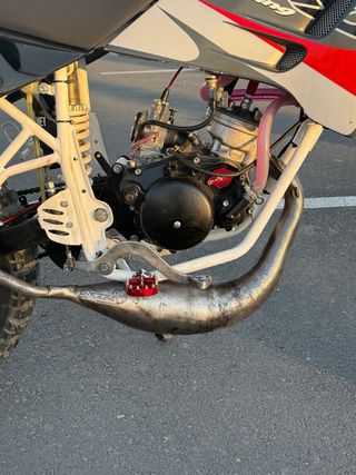 Rieju RR Enduro Roja y Plata