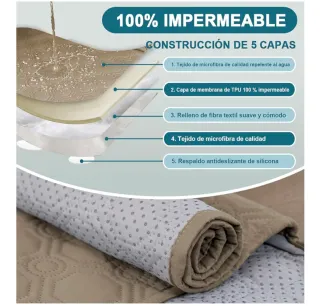 Funda sofá chaiselongue 3 plazas ✅