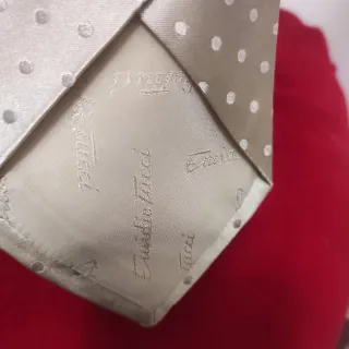 Corbata Emidio Tucci 100% Seda Lunares