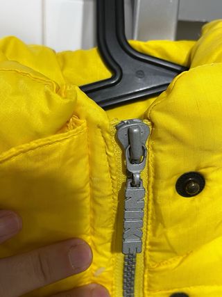 Abrigo Plumas Nike Años 90 Talla M Amarillo