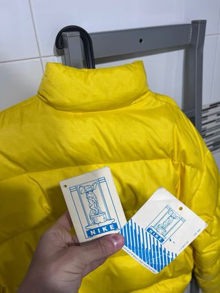 Abrigo Plumas Nike Años 90 Talla M Amarillo