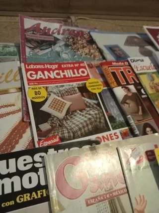 Lote de 22 revistas para hacer ganchillo
