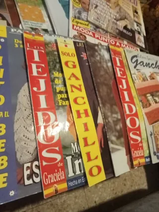 Lote de 22 revistas para hacer ganchillo