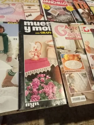 Lote de 22 revistas para hacer ganchillo