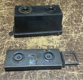 Cámara Estereoscópica Le Glyphoscope  1900s 3D