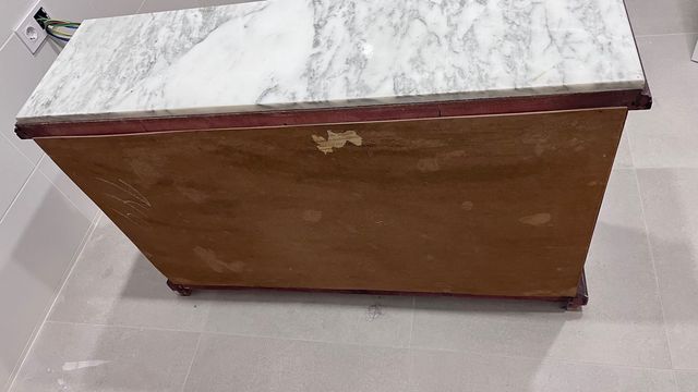 Mueble Vintage Madera y Mármol