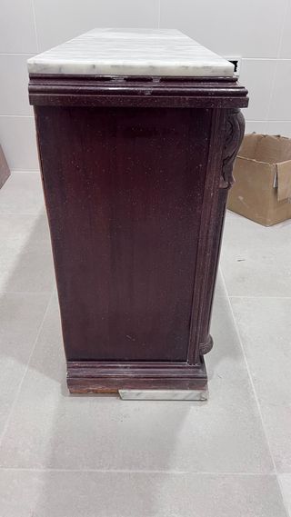 Mueble Vintage Madera y Mármol