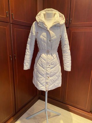 Abrigo Sfera Mujer Talla S Blanco Roto