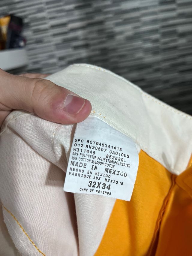 Pantalones Dickies Talla L Color Amarillo