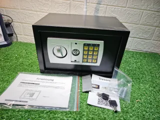 Caja fuerte electrónica 31x20x20cm + 2 llaves
