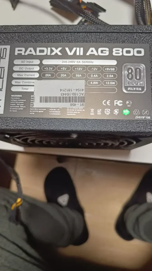 Fuente Alimentación 800W Modular