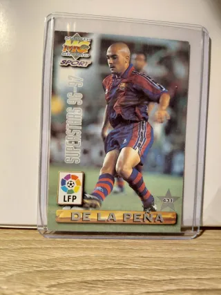 Cromo De La Peña (FC Barcelona) 96-97
