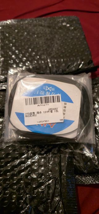 Correas de goma para DVD.