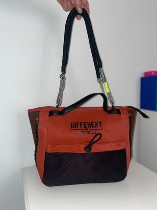 Bolso Pepe Moll Naranja y Marrón