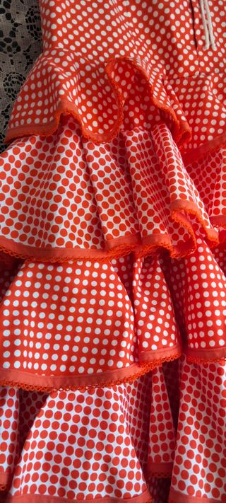 Conjunto Flamenco Blusa y Falda