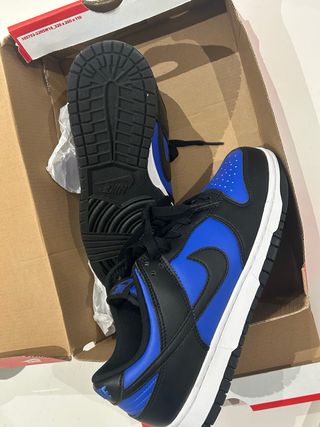 Nike Dunk Low Talla 41 Negro/Azul