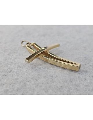 COLGANTE CRUZ DE ORO 18KT 2.1GR