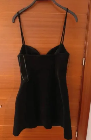 Mini abito nero Zara