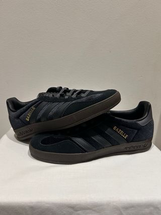 Adidas Gazelle Indoor W Zapatillas Negro/Gris Tall