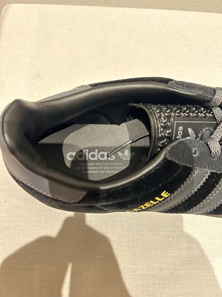 Adidas Gazelle Indoor W Zapatillas Negro/Gris Tall