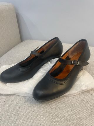 Zapatos Sevillanas Piel Talla 38