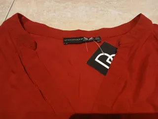 Blusa camisa mujer roja